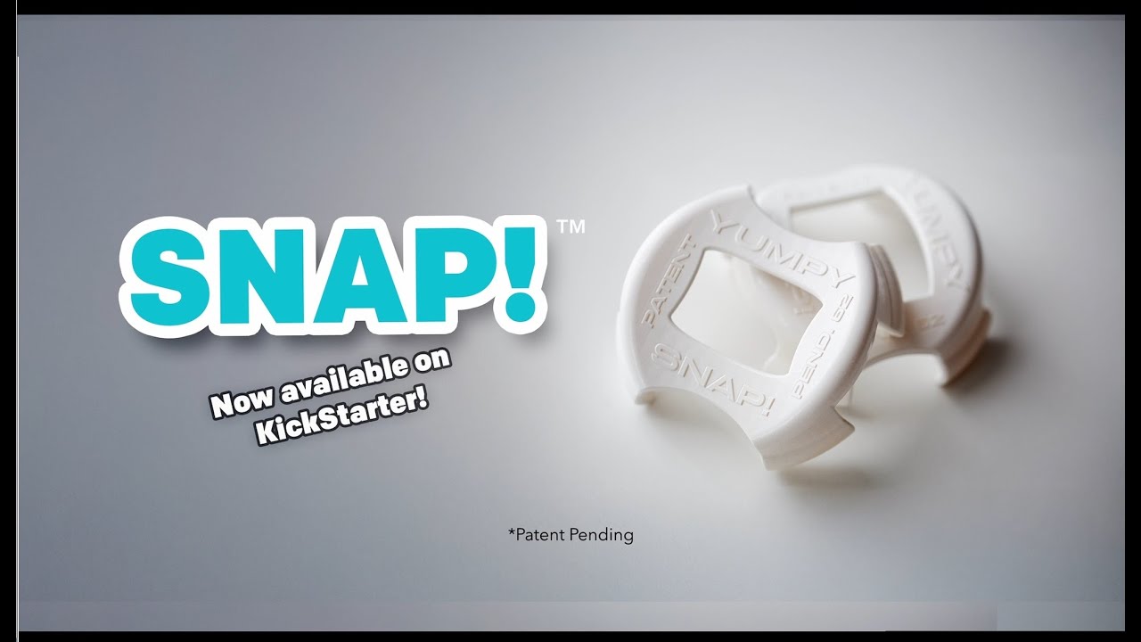 YUMPY SNAP!  BEST SMALLEST AIRTAG HOLDER!  FULL-LENGTH