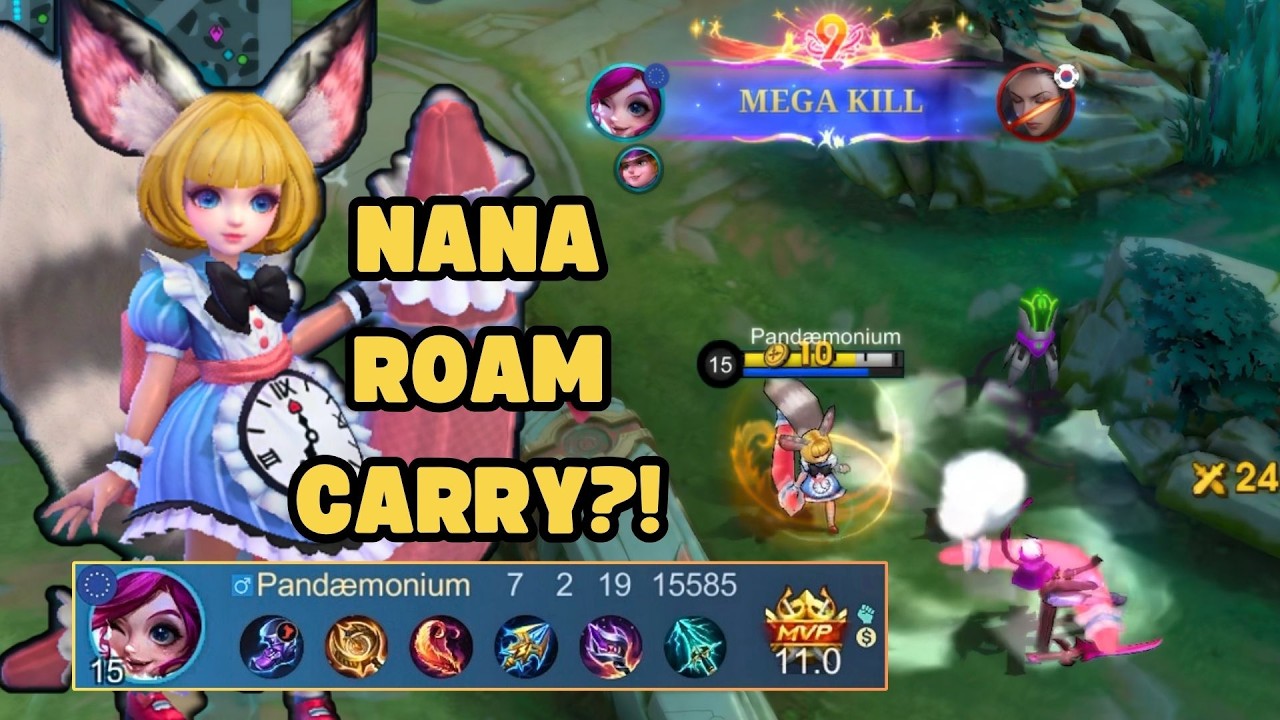 NANA ROAM CARRY?! (They Doubted Me) | Mobile Legends