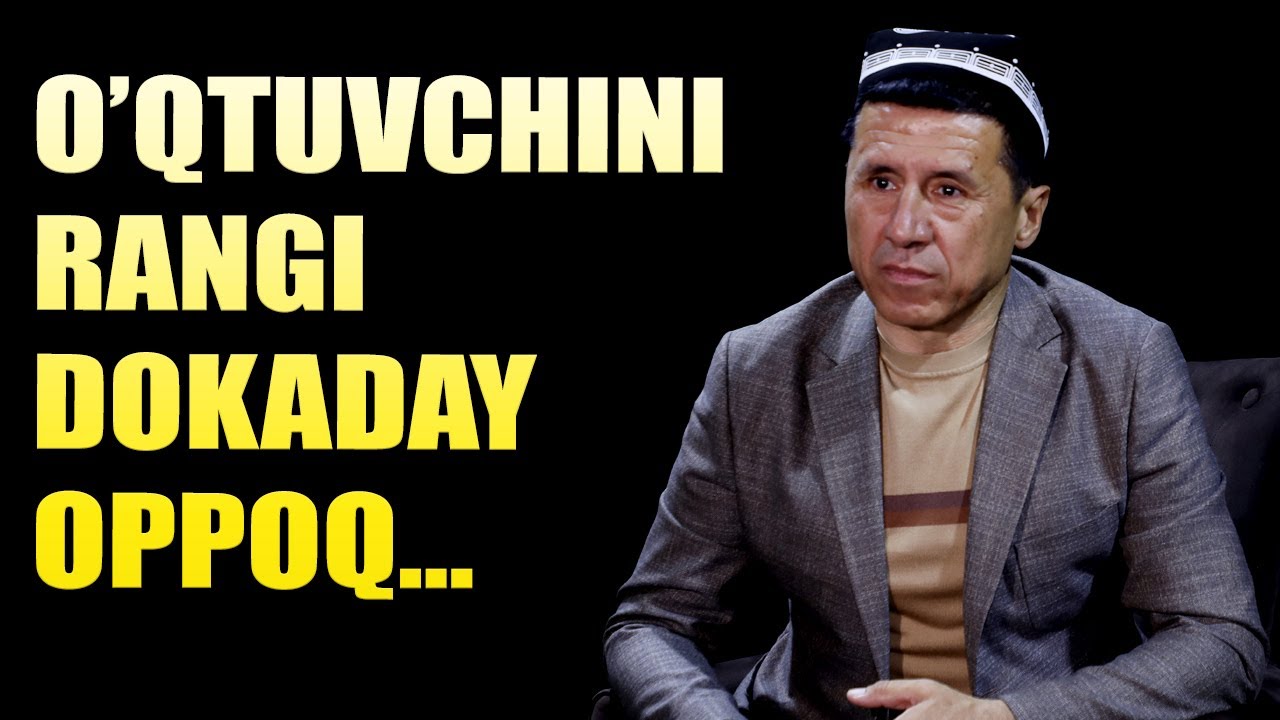 O'g'limni o'qtuvchsi kaltaklabti...