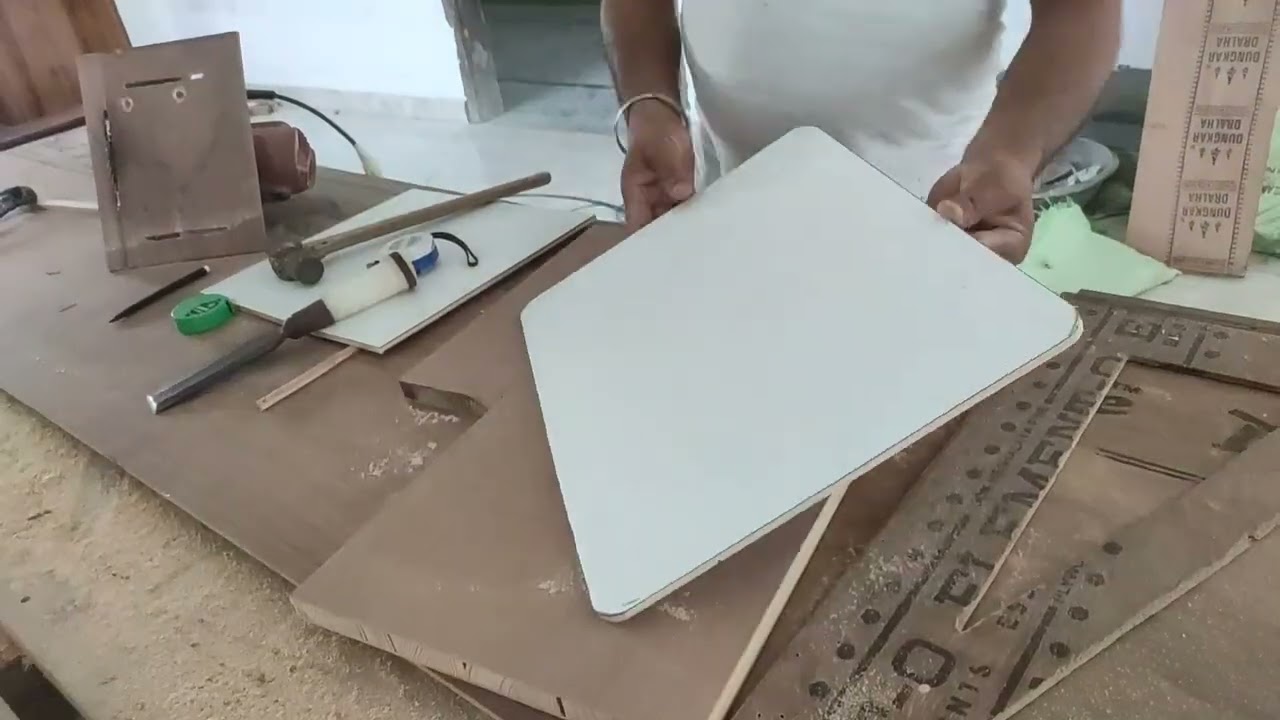 DIY top elevator desk.
