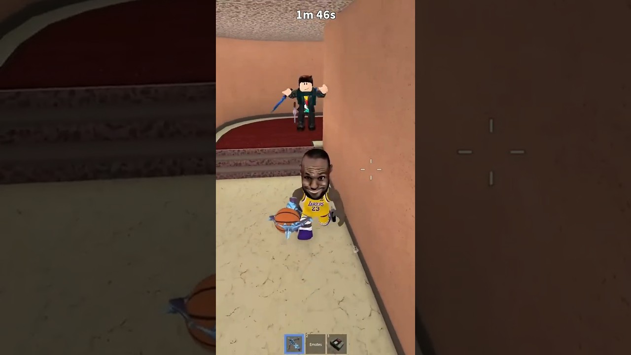 trolling TOXIC CAMPER as LEBRON JAMES in MM2 🤣💀