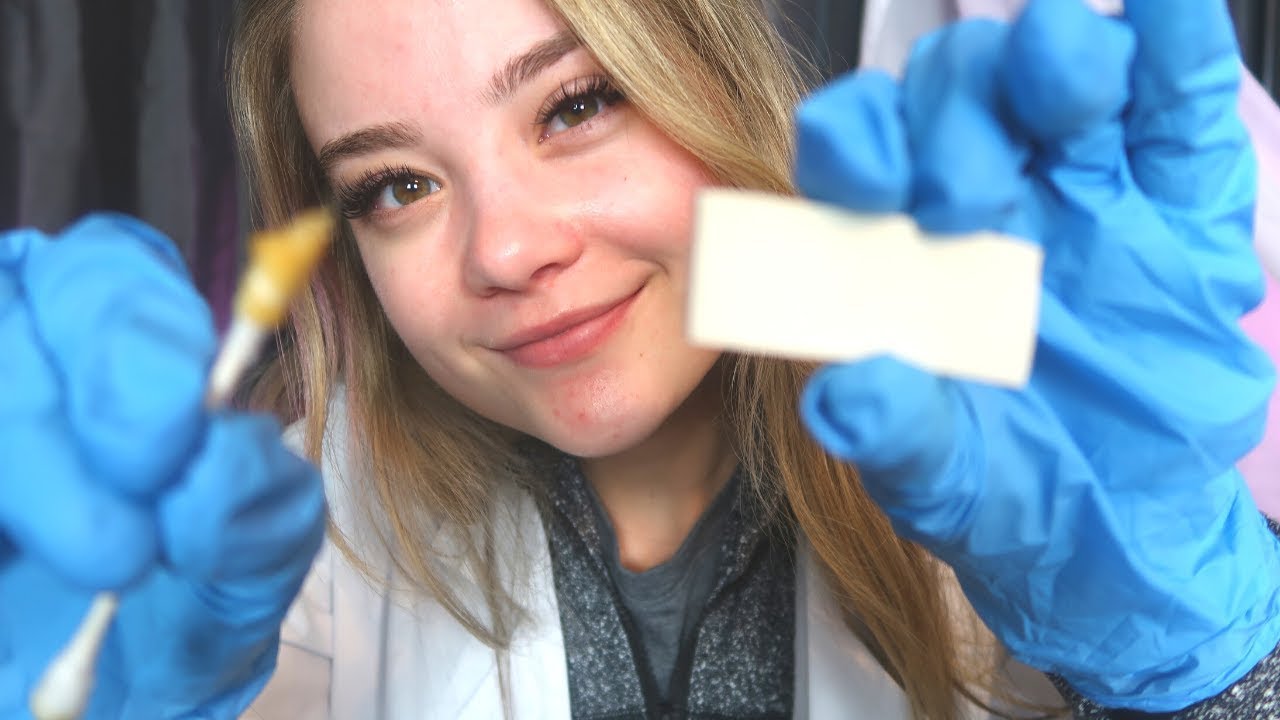 ASMR Cleaning Out Your EAR WAX Roleplay! Ear Examination, Tweezing, Gloves, Soft Spoken & Whisper