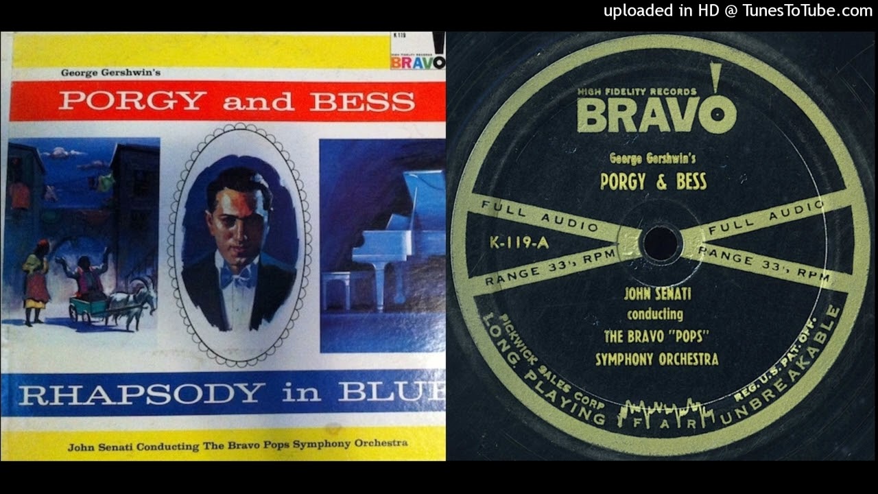 The Bravo Pops Symphony Orchestra cond. John Senati - Summertime - Porgy and Bess (1959)
