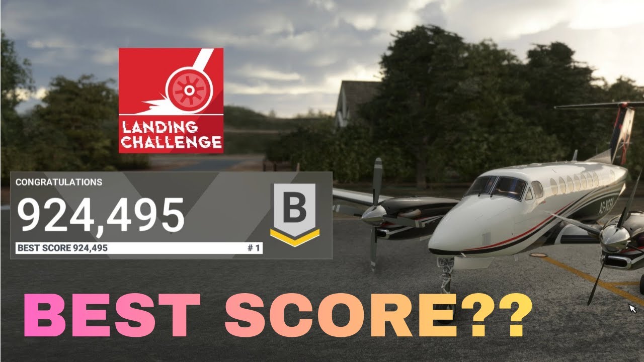 MSFS Landing Challenge - Beechcraft King Air 350i