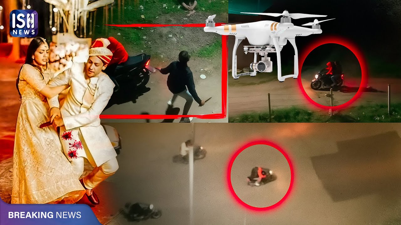 Groom Stabbed in Wedding; Cameraman's Drone Chases Attacker for 2 Km | ISH News