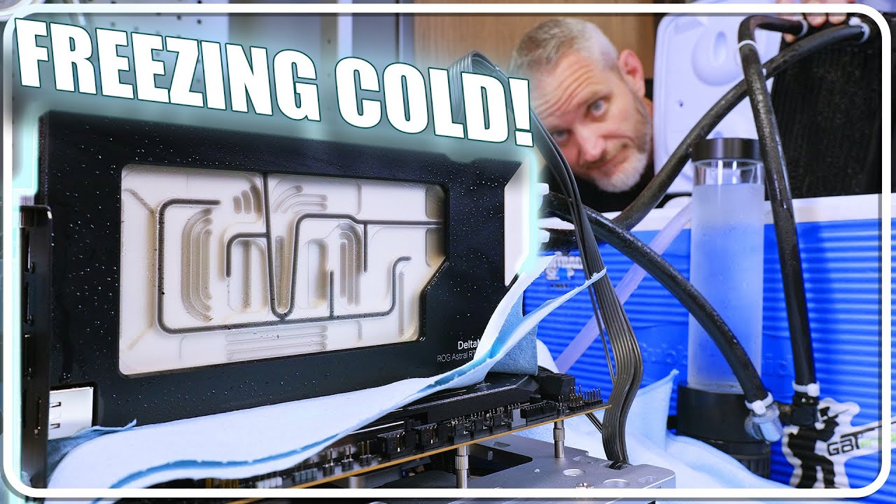 Delta Mate Block + RTX 5090 + Ice Water = HOLY S*&T