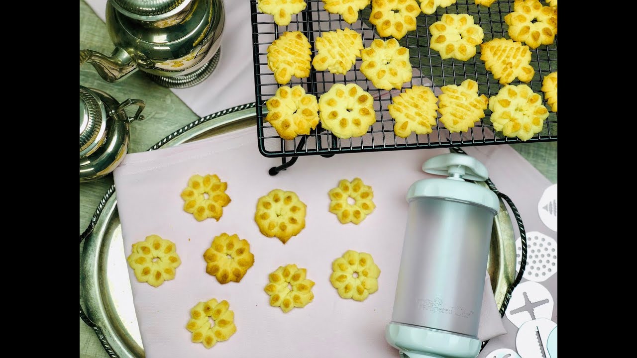 MARZIPAN-SPRITZGEBÄCK 🍪 RUCKZUCK Plätzchen backen! 😍 Zauberhafte Leckereien mit Pampered Chef