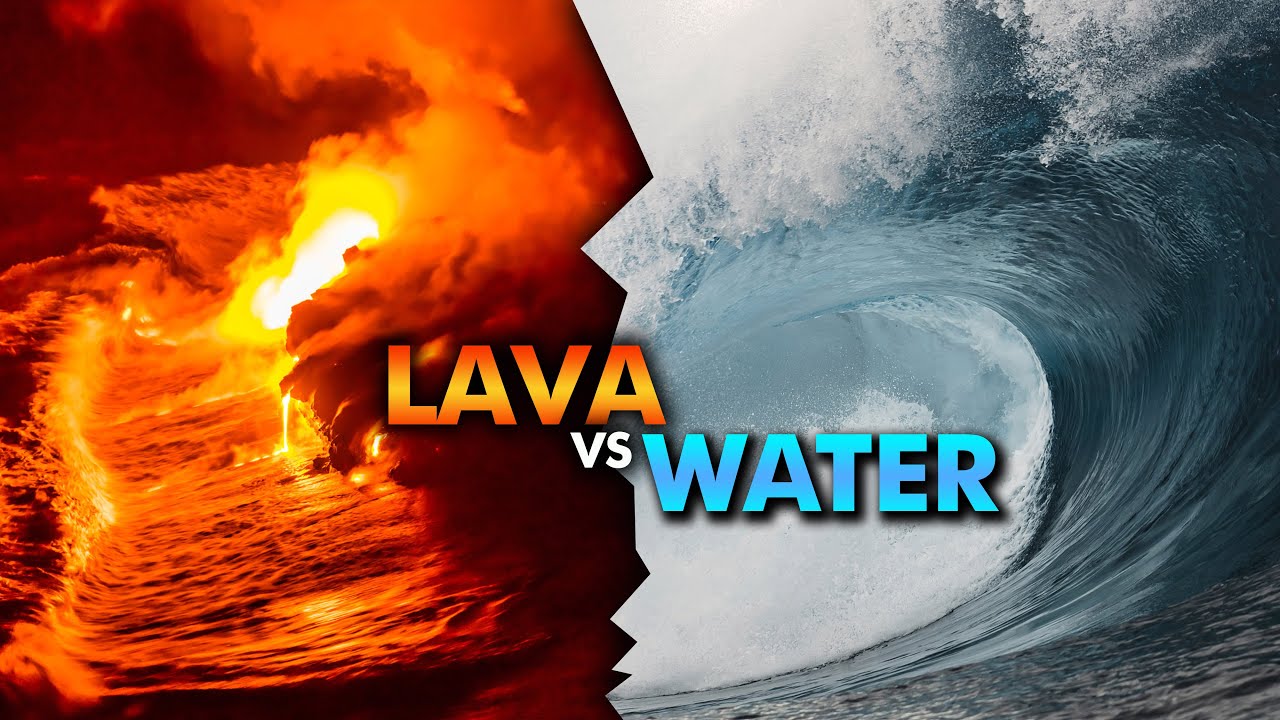 TOP 10 LAVA VS WATER