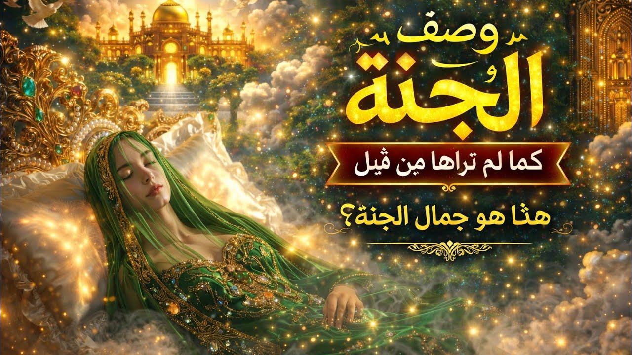 رحلة قمة الجمال الي الجنة بالذكاء الاصطناعي فيديو نوم وراحة نفسية وهدوء وتأمل 