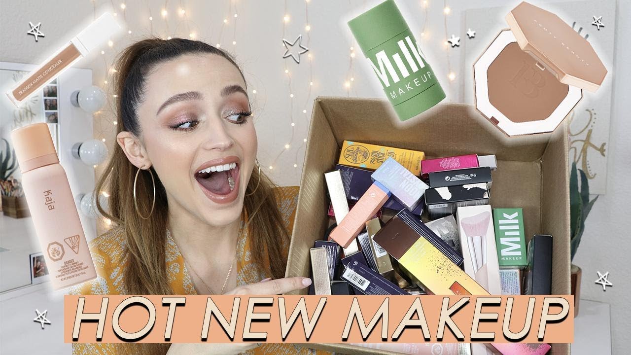 HUGE SEPHORA HAUL + FIRST IMPRESSIONS | trying on new makeup