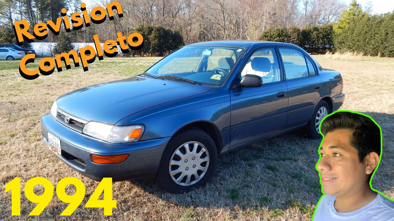 Toyota Corolla DX 1994 Review en Espanol. Porque este Toyota es un Classico Moderno.