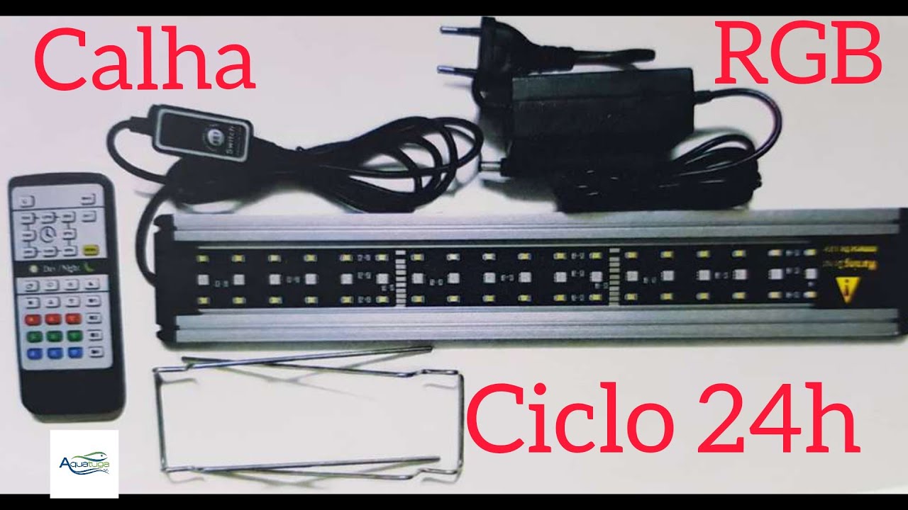 Calha RGB ciclo 24h. A Lumin&aacute;ria toop?!