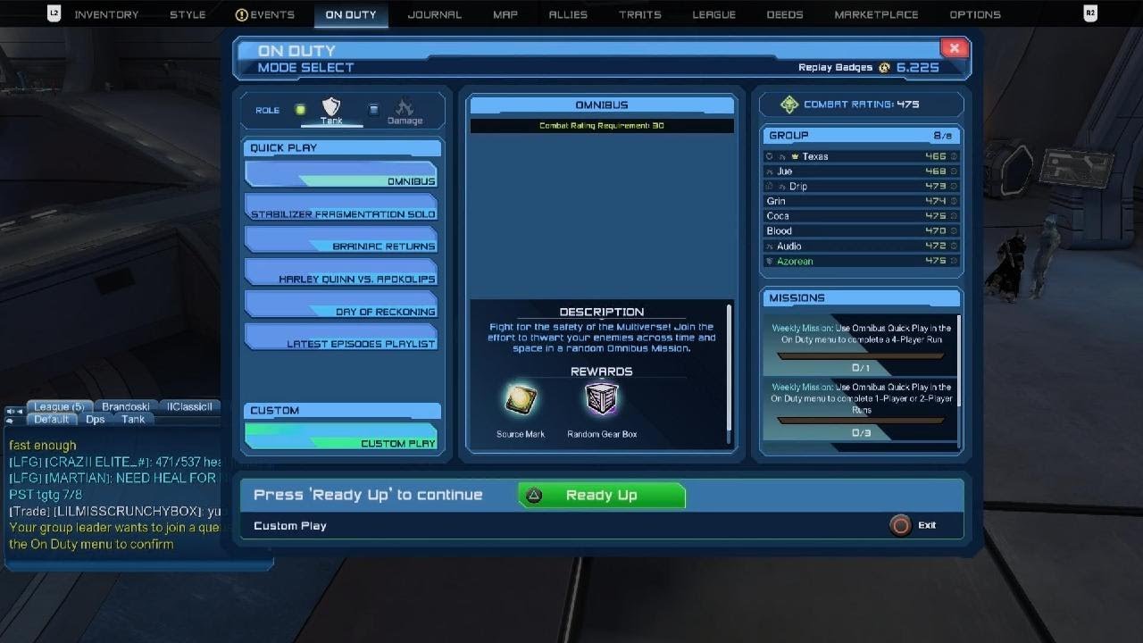 Dcuo Nue Rage tank pov 10m