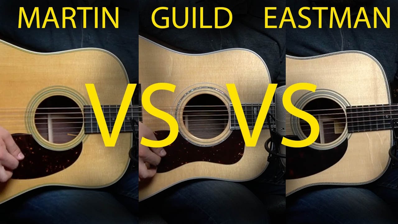 D28 vs D55 vs E20D : Rosewood Dread Comparison, Martin/Eastman/Guild