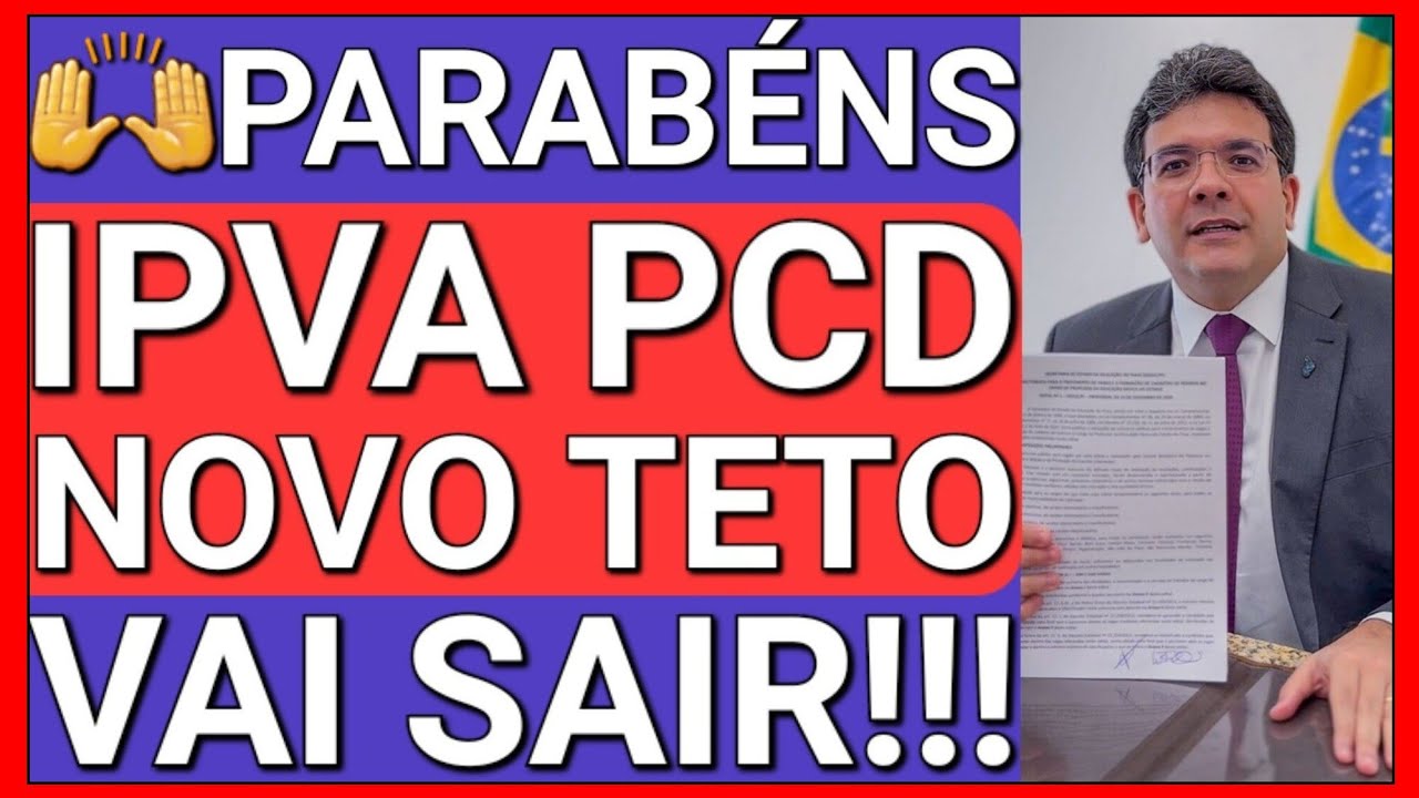 🚨URGENTE: VAI SAIR UM NOVO TETO DE R$200 MIL PARA ISENÇÃO DE IPVA!