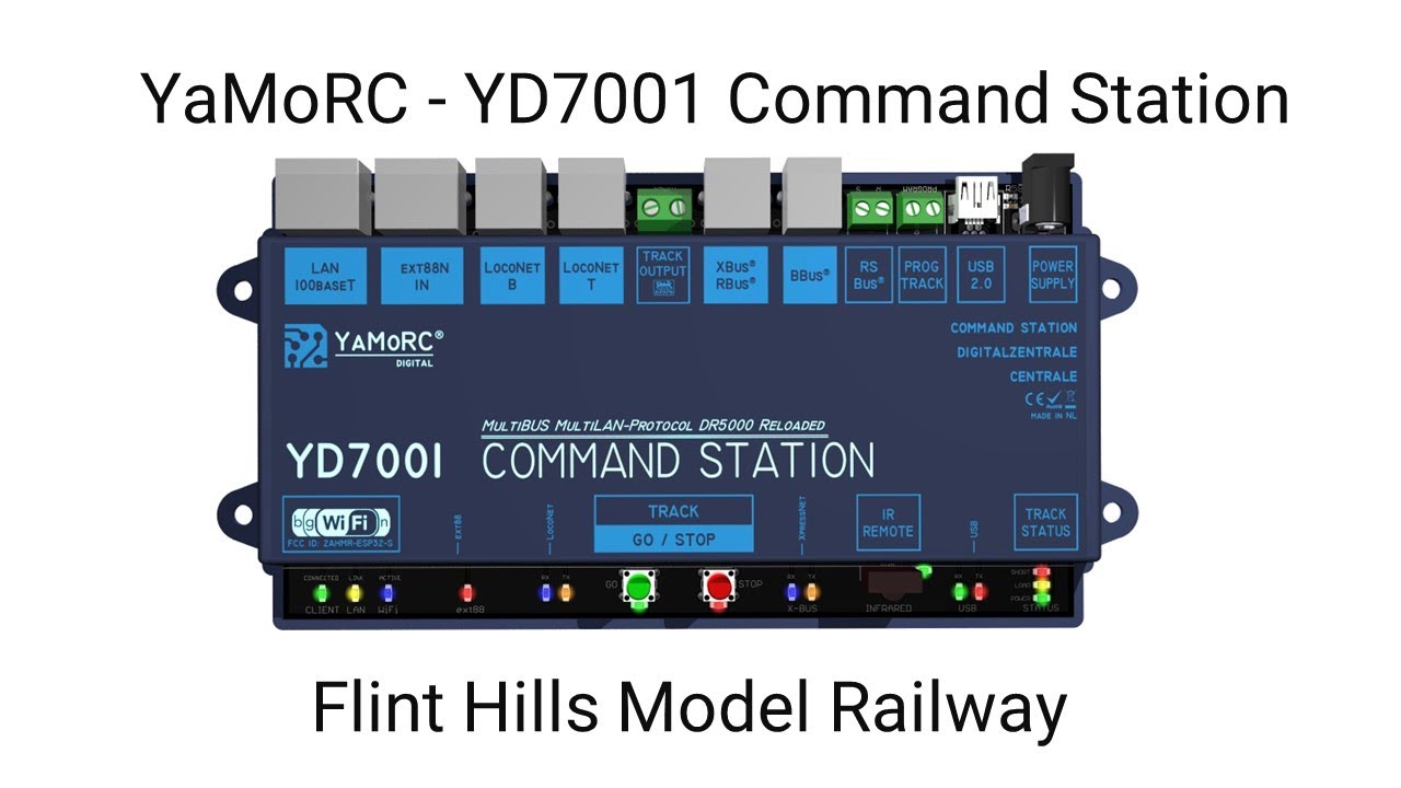 YaMoRC YD7001 Command Station  - Flint Hills Model Railway