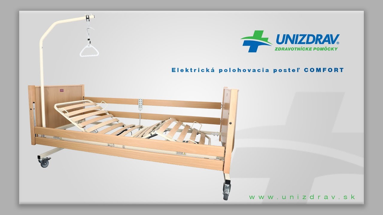 Elektrická polohovacia posteľ COMFORT - VIDEOMANUÁL
