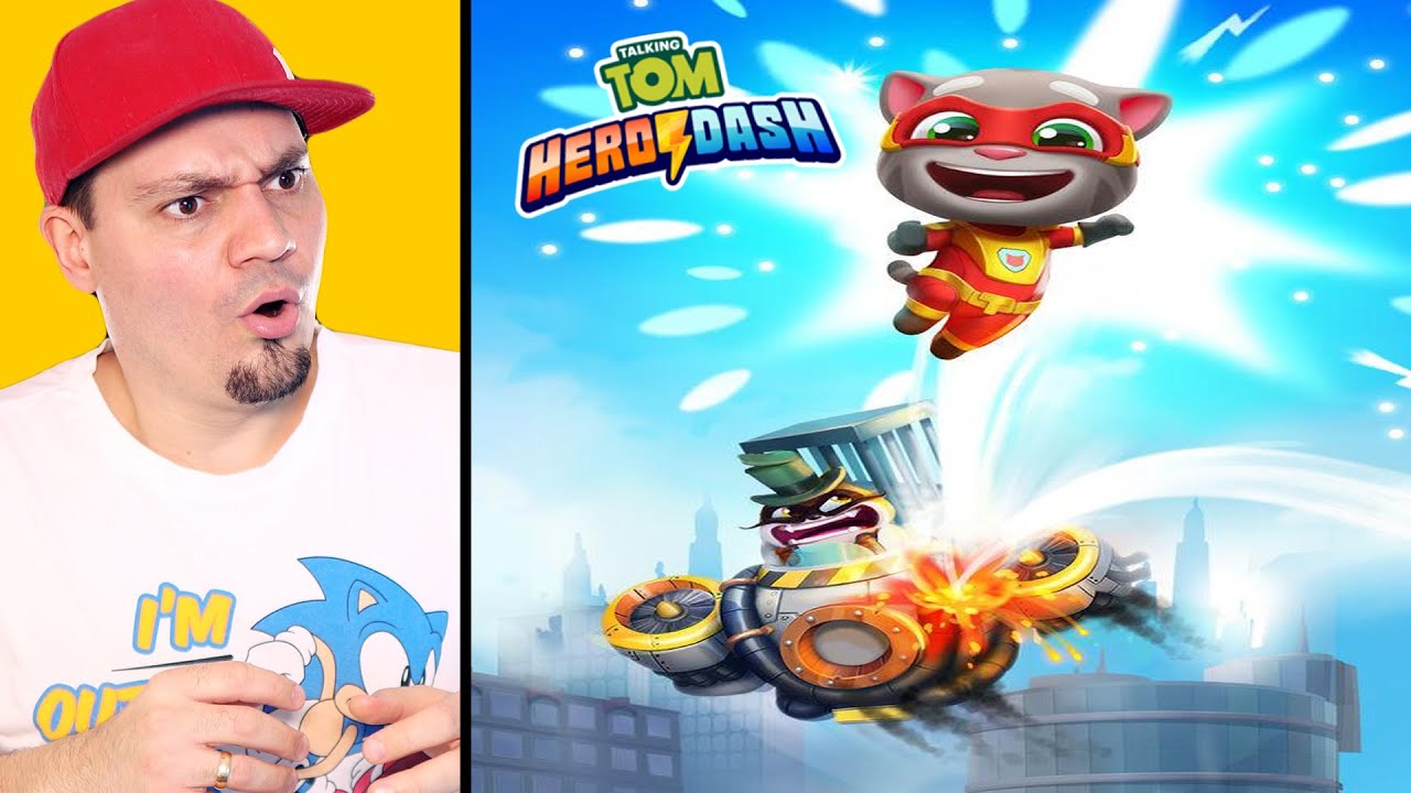 TALKING TOM NA RATUNEK ŚWIATU! 🐱‍🏍 Talking Tom Hero Dash