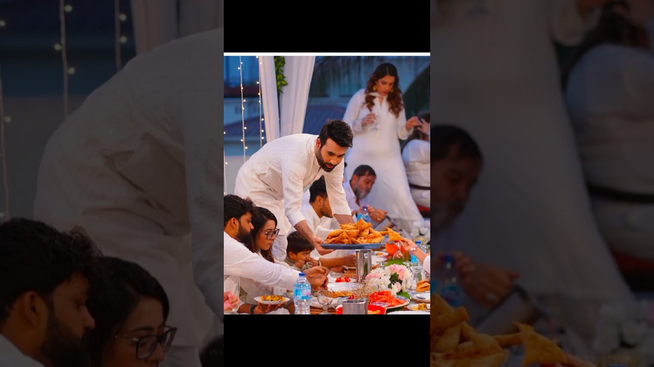 Faizan sheikh and maham amir hosted iftar 
