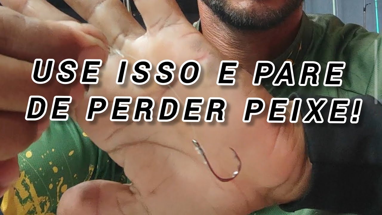 Aprenda a fazer um macete que uso pra não ficar perdendo peixe !! 