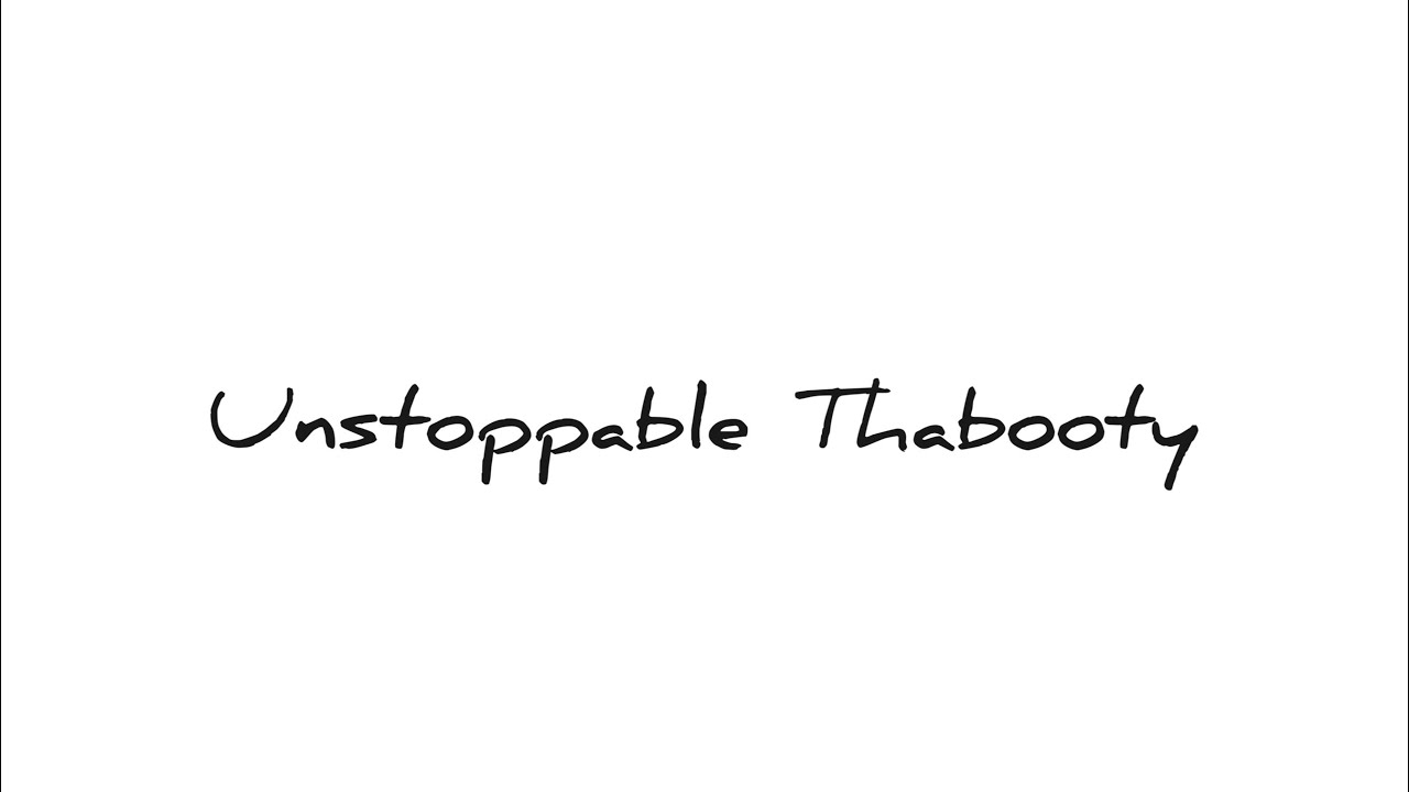 Unstoppable Thabooty S1 E4