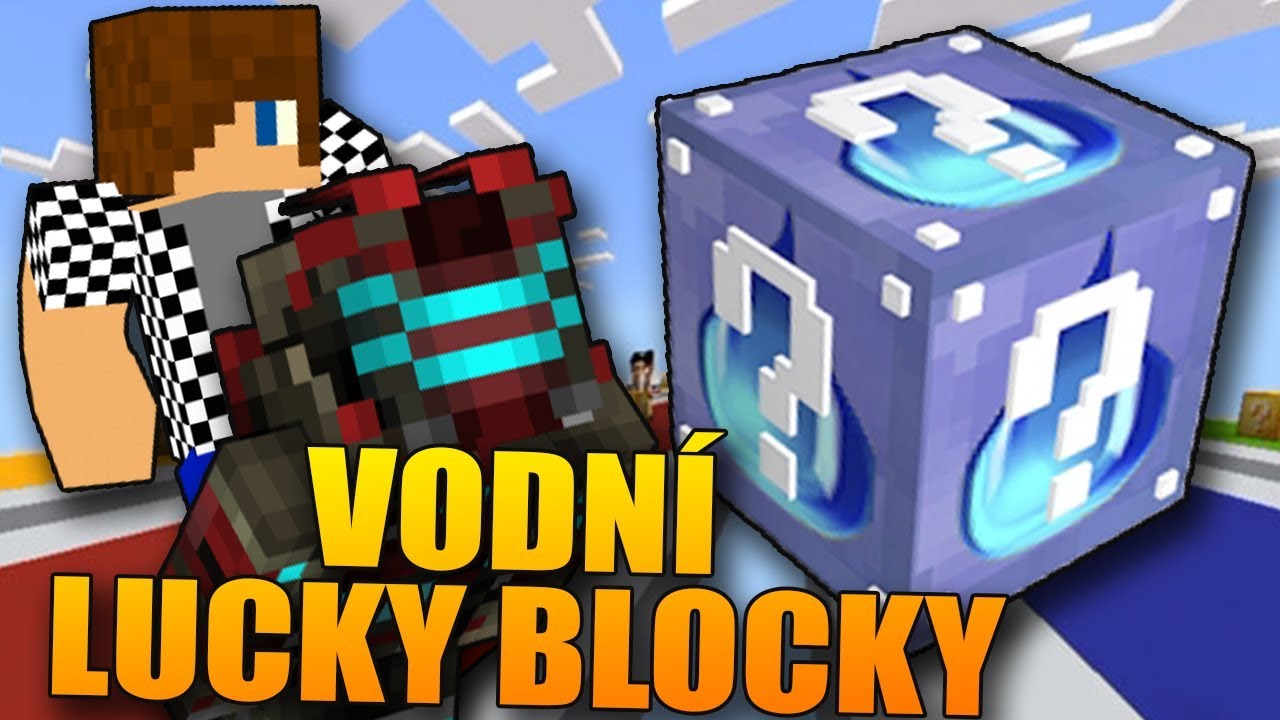VODN&Iacute; LUCKY BLOCKY S WEBKOU!!! - Minecraft Lucky Block Race w/Bauchyč
