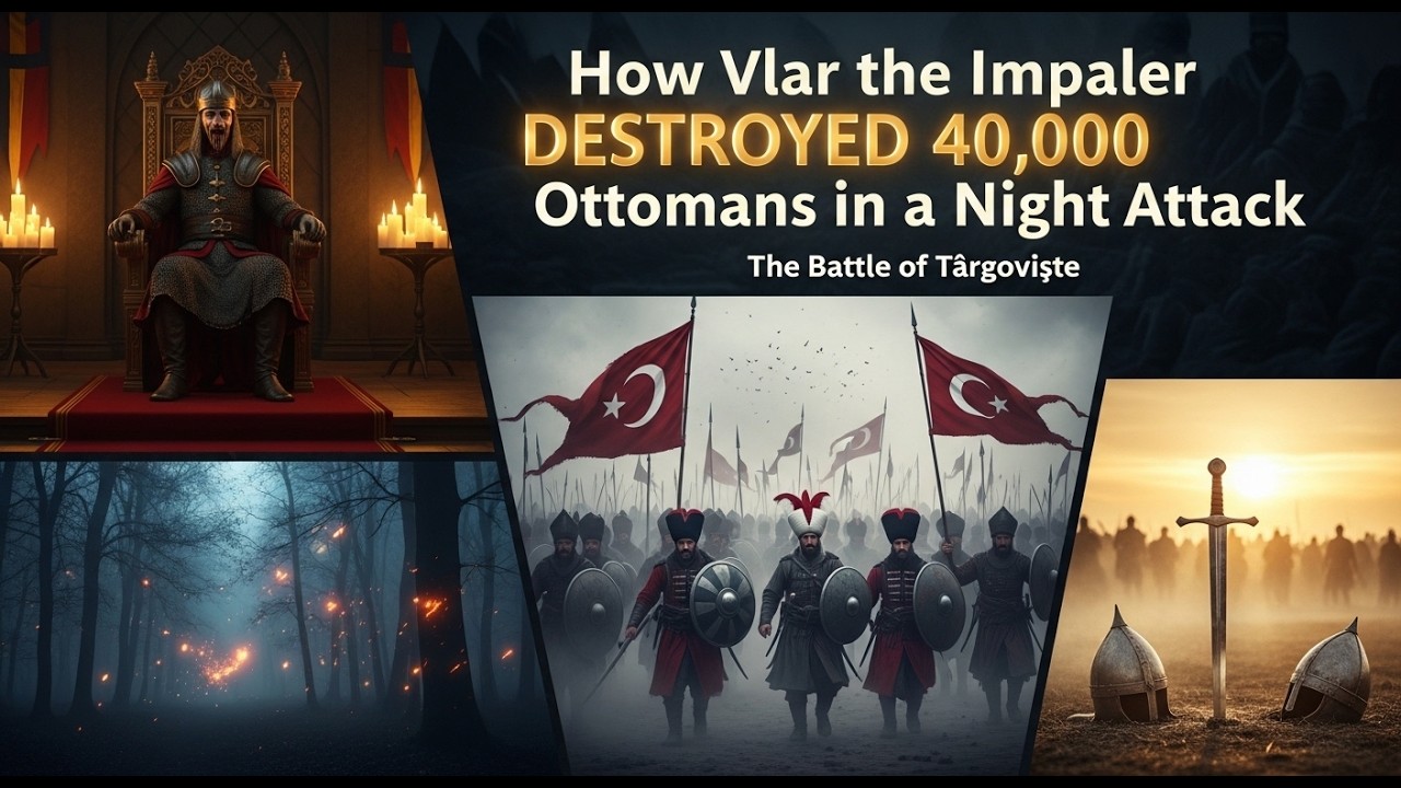 How Vlad the Impaler DESTROYED 40,000 Ottomans in a Night Attack | The Battle of Târgoviște