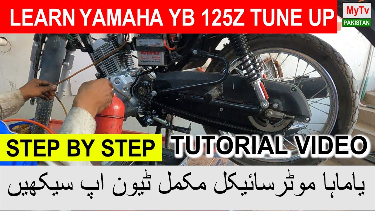 YAMAHA YB 125Z COMPLETE TUNE UP TUTORIAL