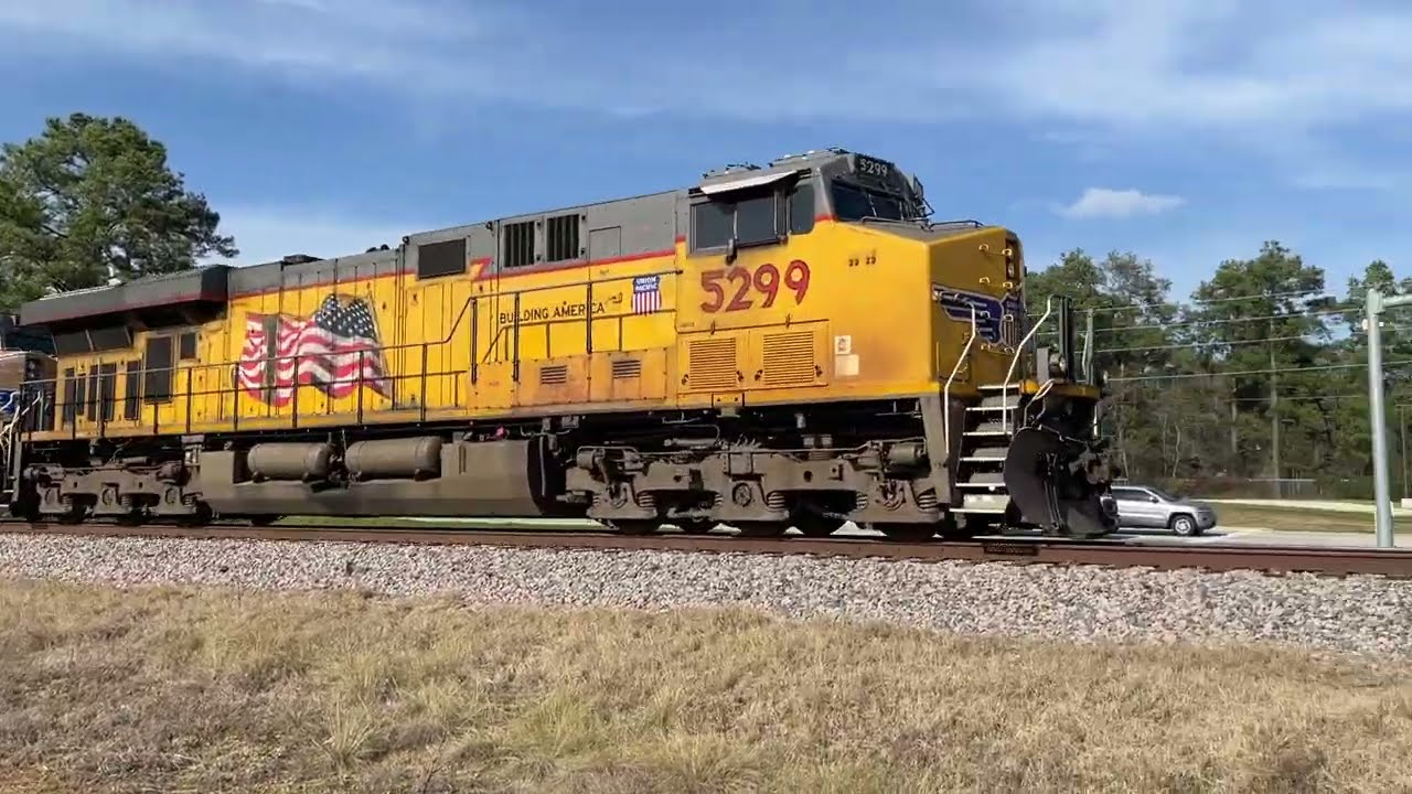 Union Pacific Manifest with Mid-Train DPU - Todd Mission - 2/26/24
