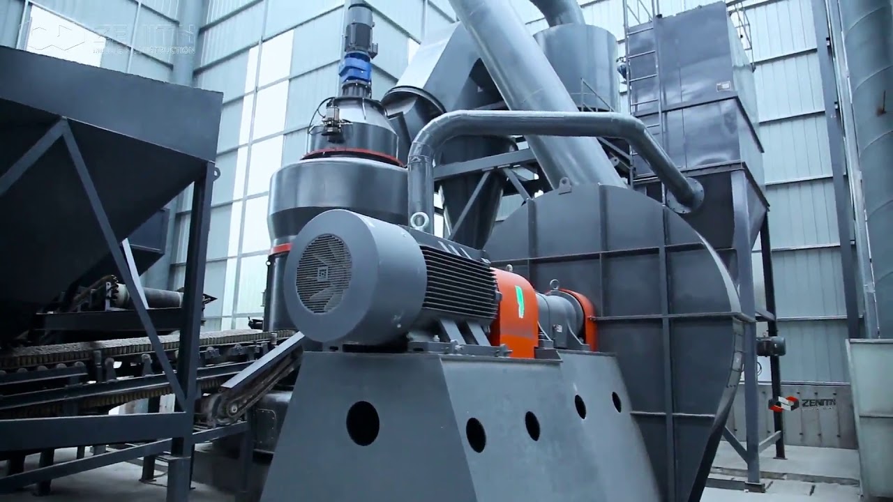 ZENITH MB5X Pendulous Hanging Grinding Mill Site in Shandong China