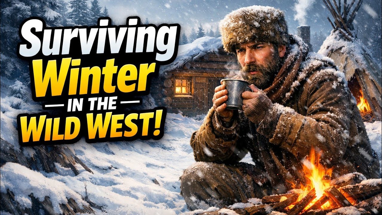 📜How People Built Shelters to Survive Freezing Winters in the Wild West..