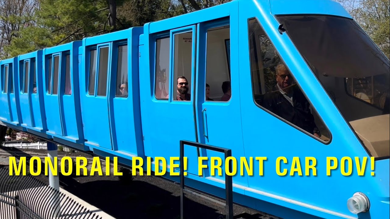 Dutch Wonderland 2022 Monorail Ride! Front Car POV! 4K!