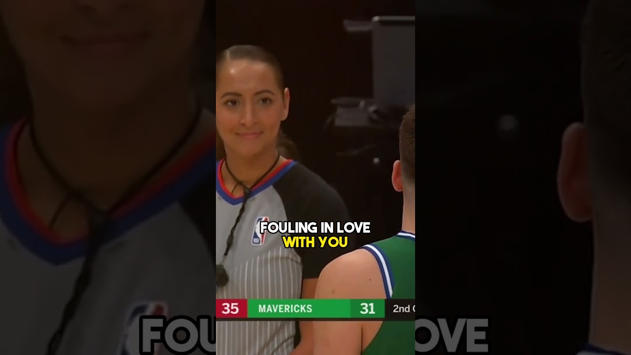Luka Doncic FLIRTS With REFEREE 😂