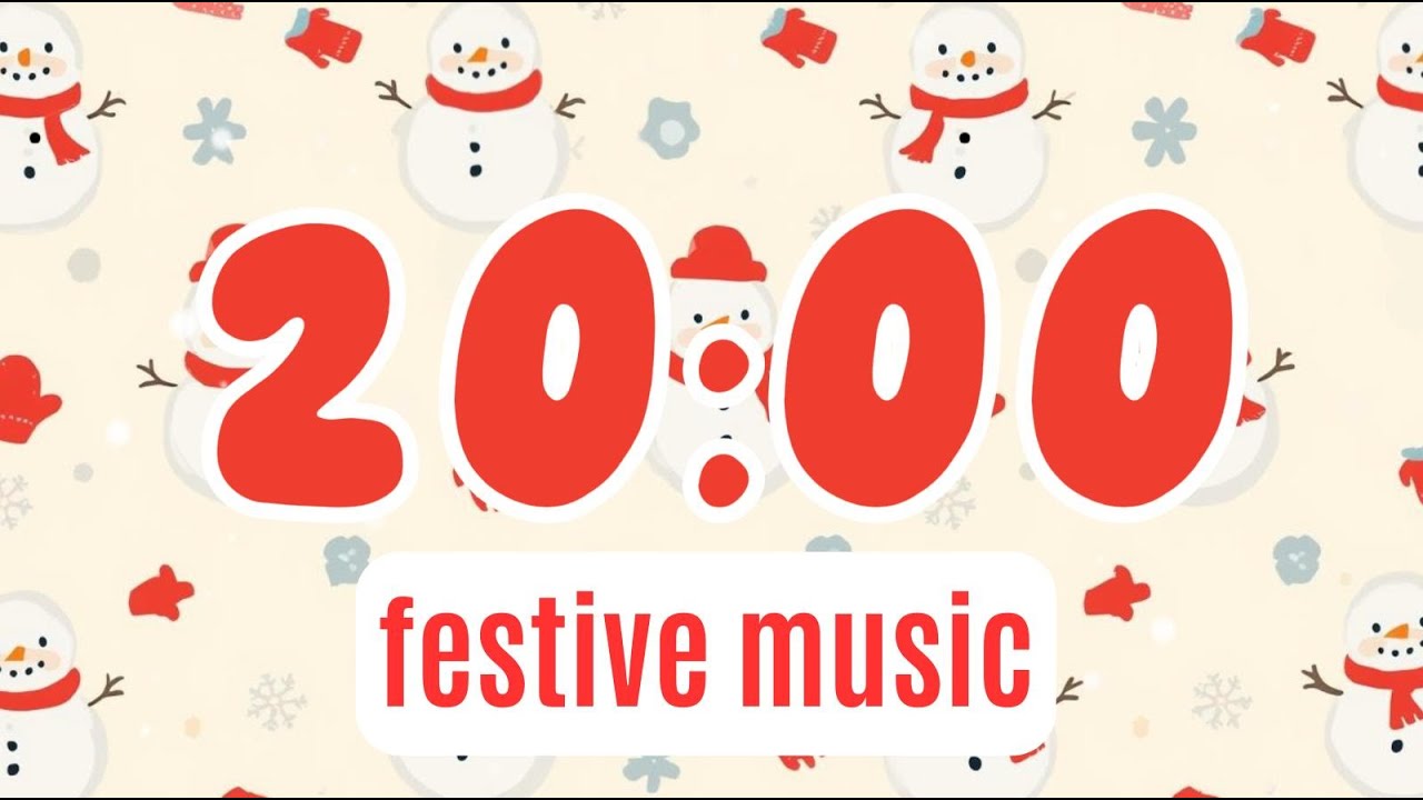 Festive 20 Minute Christmas Timer 🎅✨ | Relaxing Christmas Music for Classrooms & Study