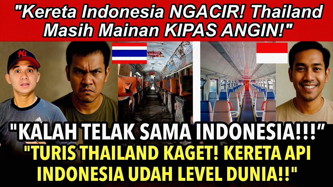 “Turis Thailand Akhirnya Mengaku: Transportasi Indonesia Terlalu Maju, Kami Ketinggalan Jauh!”