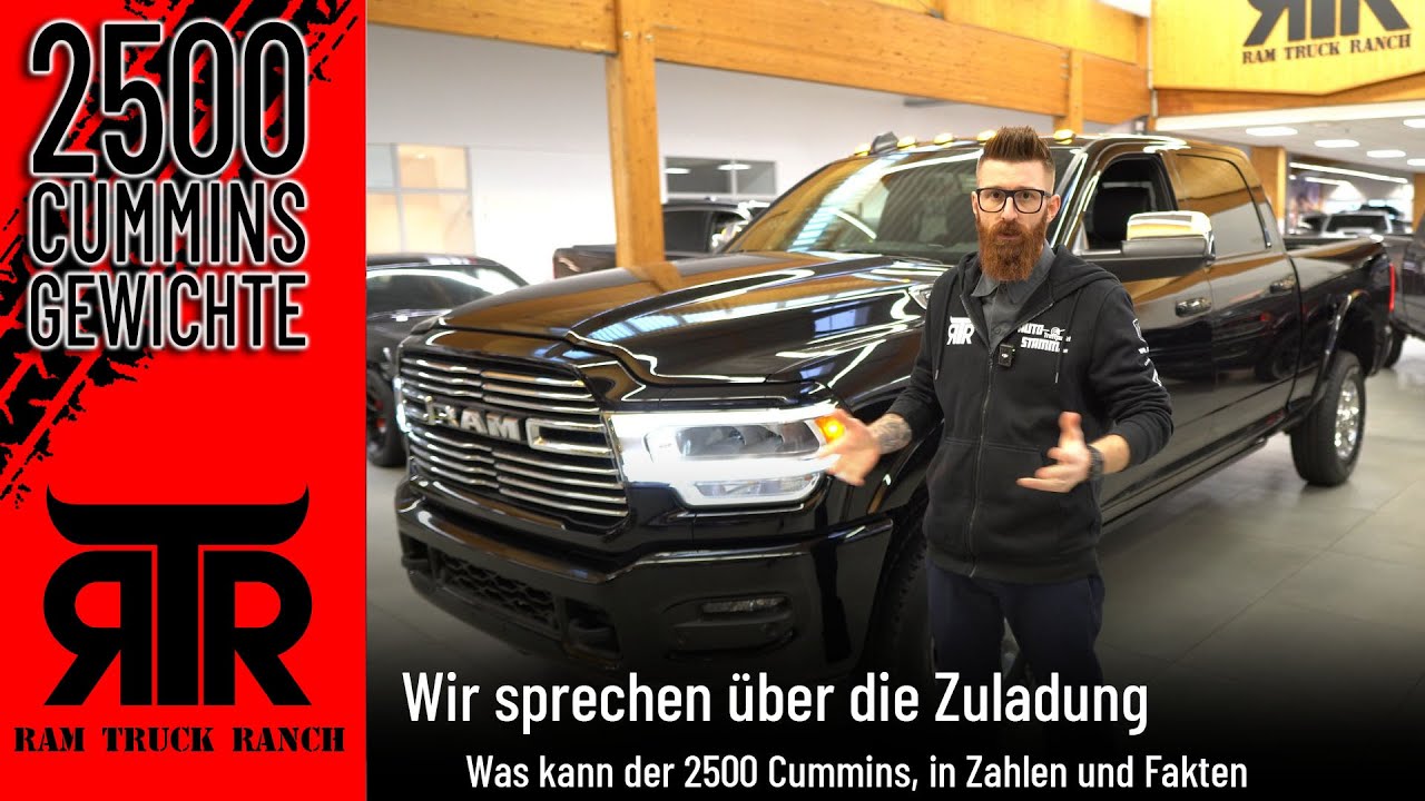RAM 2500 Cummins Diesel | max. Zuladung | Daten und Fakten | RAM TRUCK RANCH RTR