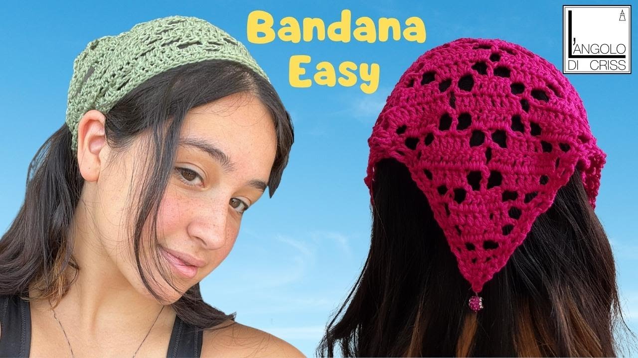 Bandana all'uncinetto 