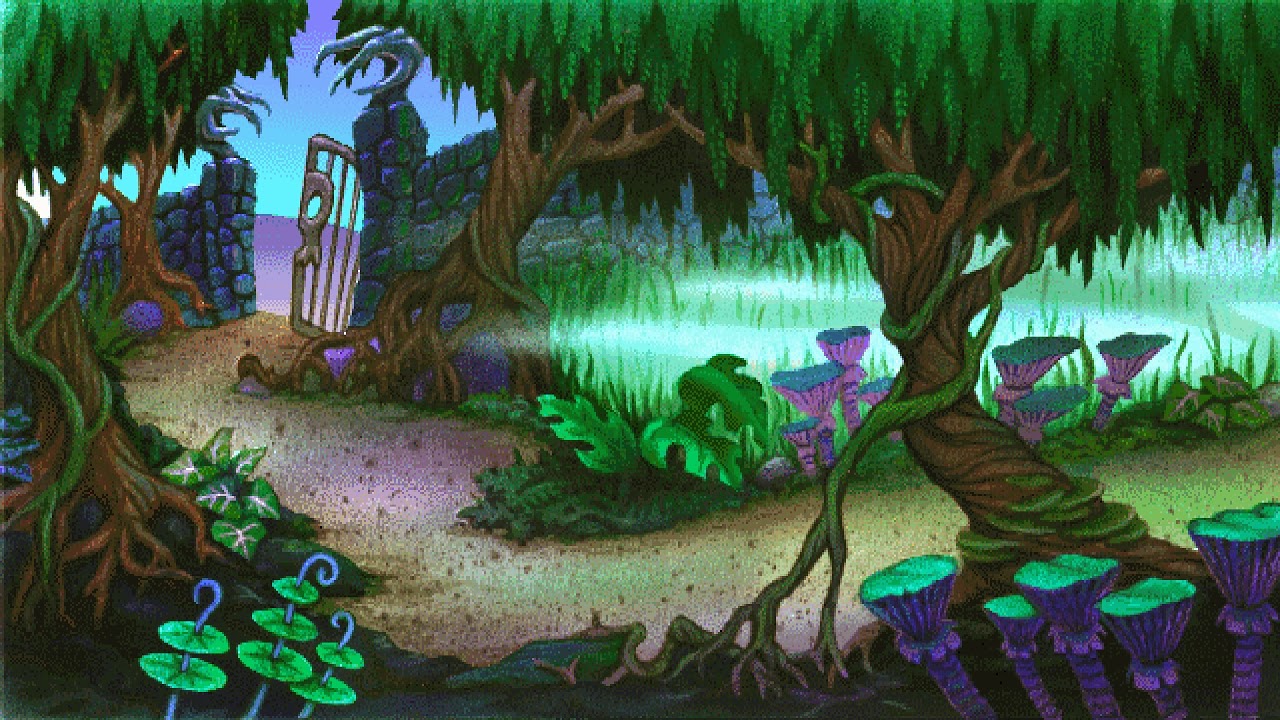 sfx445 The Swamp - with sfx (real SC-55) King's Quest VII: The Princeless Bride Soundtrack Music