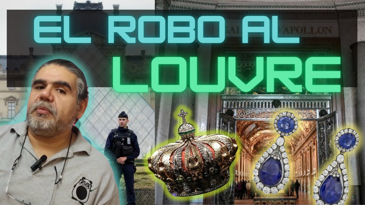 EL ROBO DE PELICULA EN EL MUSEO DE LOUVRE CON EL PROFESOR PANDA
