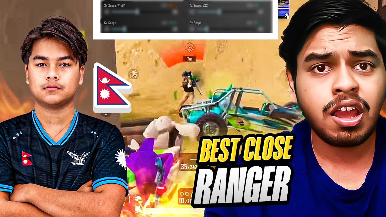 KingAnBru *SHOCKED* NEPAL RANK 1 CLOSE RANGE ? Sensitivity NoFear Gaming BEST Moments in PUBG Mobile