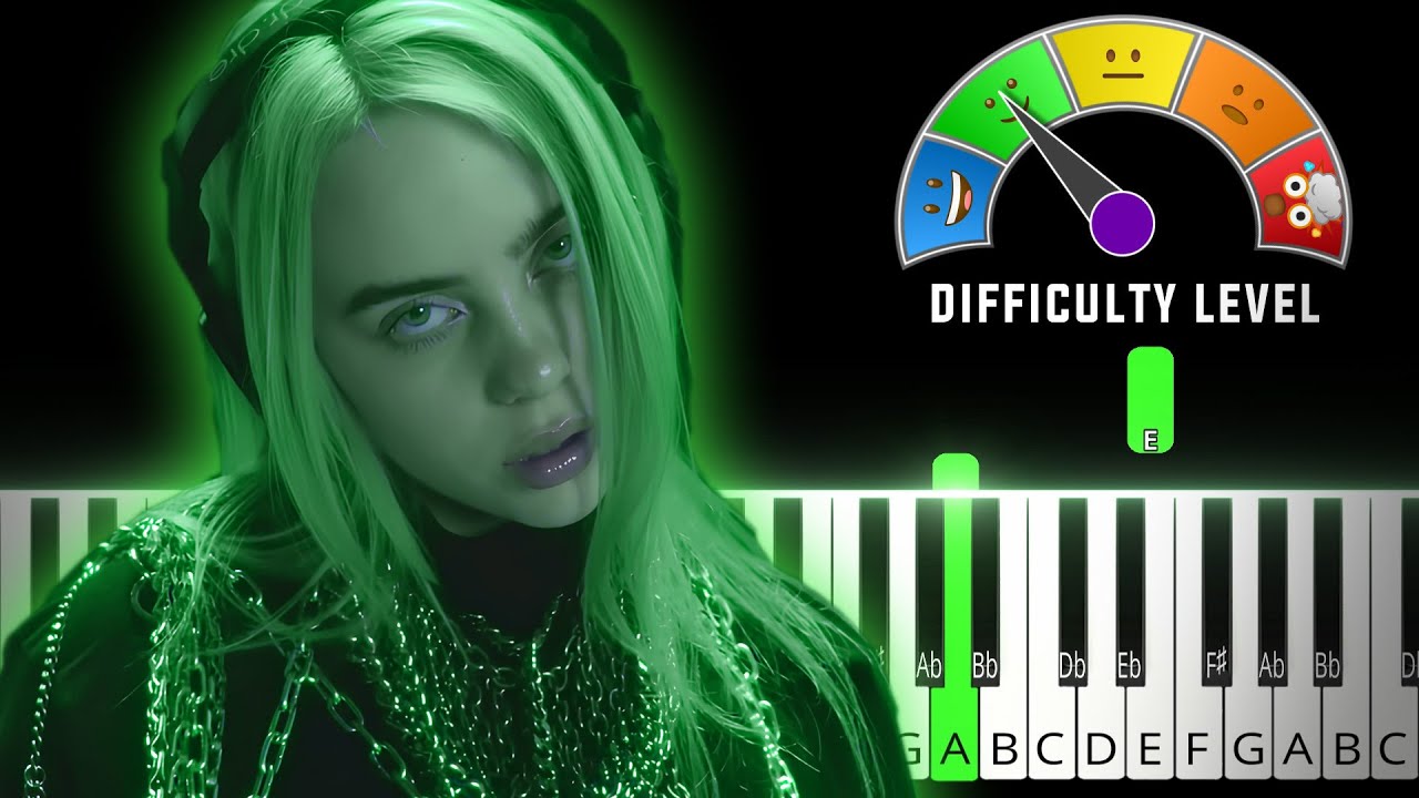 Lovely - Billie Eilish, Khalid | EASY MEDIUM Piano Tutorial + Sheet Music (PDF)
