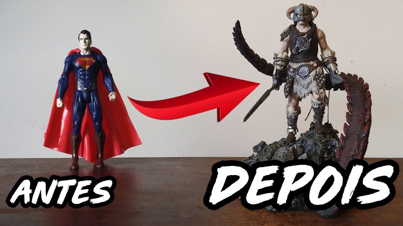 TOY MAKEOVER - TRANSFORMANDO O SUPERMAN NO DRAGONBORN (SKYRIM)