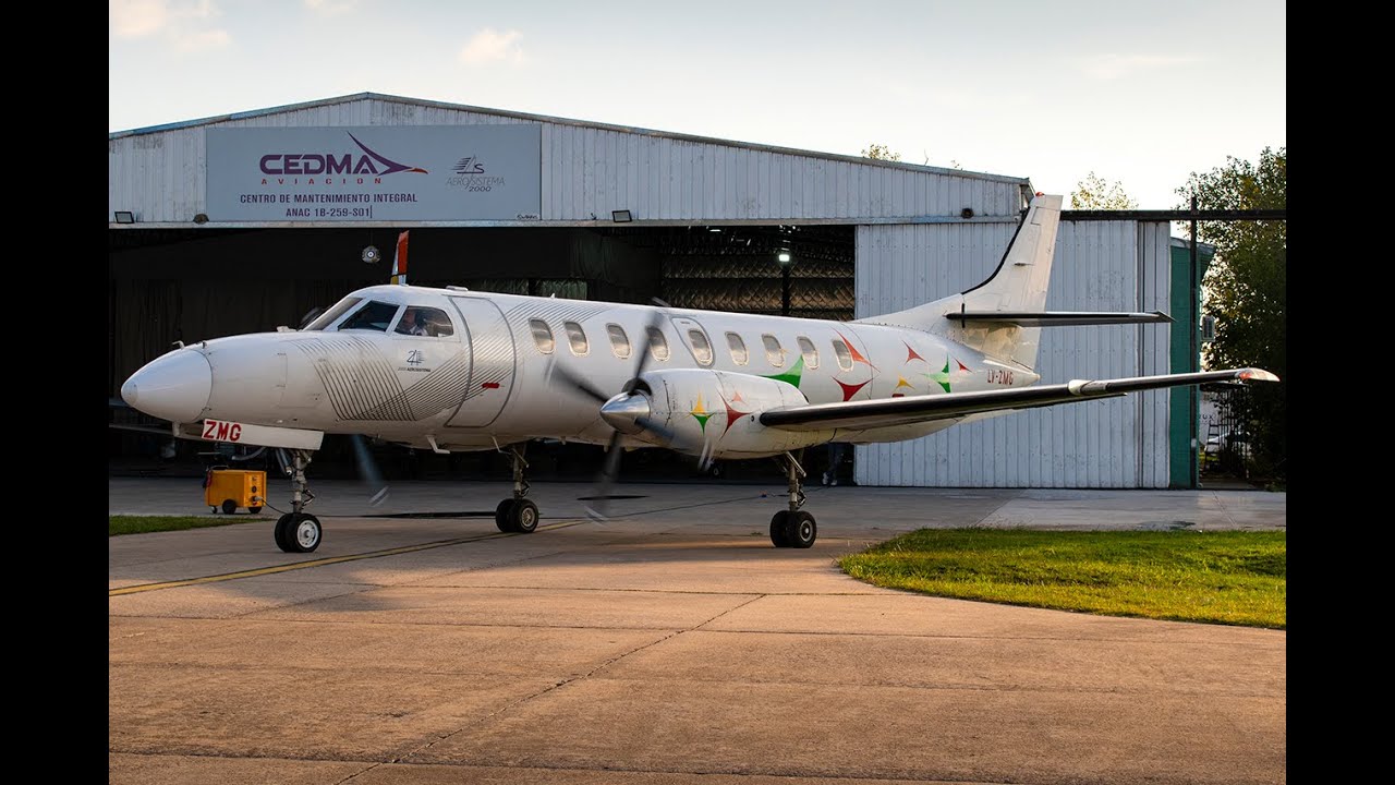 Fairchild Swearingen SA-227 AC Metroliner III, LV-ZMG, Start Up in SADM