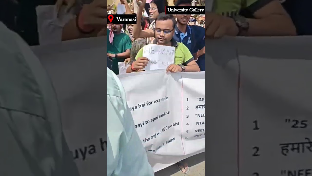 Students Protest NEET UG 2024 Results Amid PaperLeak Controversy; Call For Re-Exam.