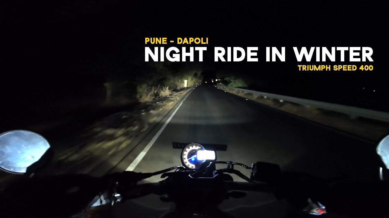 Extreme Night Ride, 😱 is it Safe for Girl? | Tamhini Ghat | Pune to Dapoli | Triumph Speed400