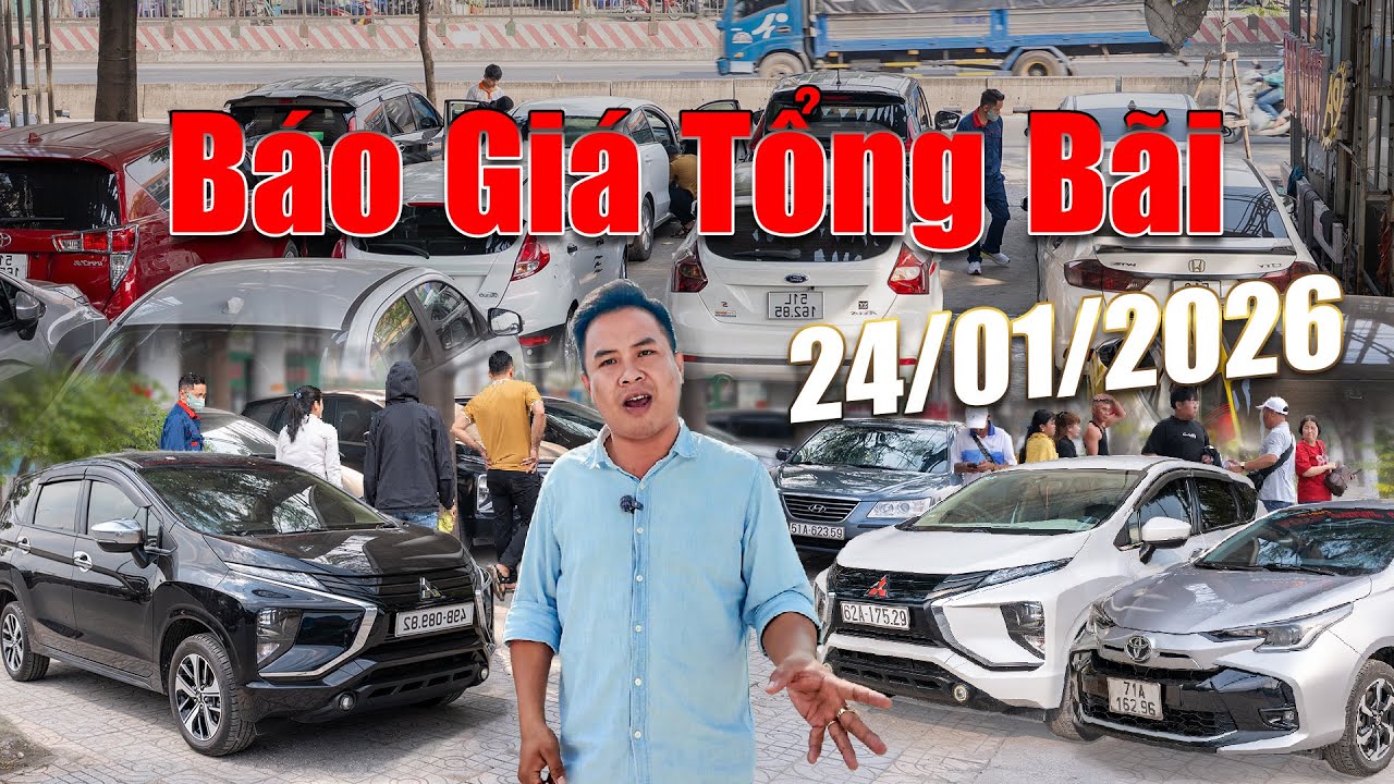 TỔNG BÃI 24/01/2026: Dàn Xe Mới Về! Vios, Accent, Avanza, Innova...từ hơn 100TR | Auto Car Pháp Anh