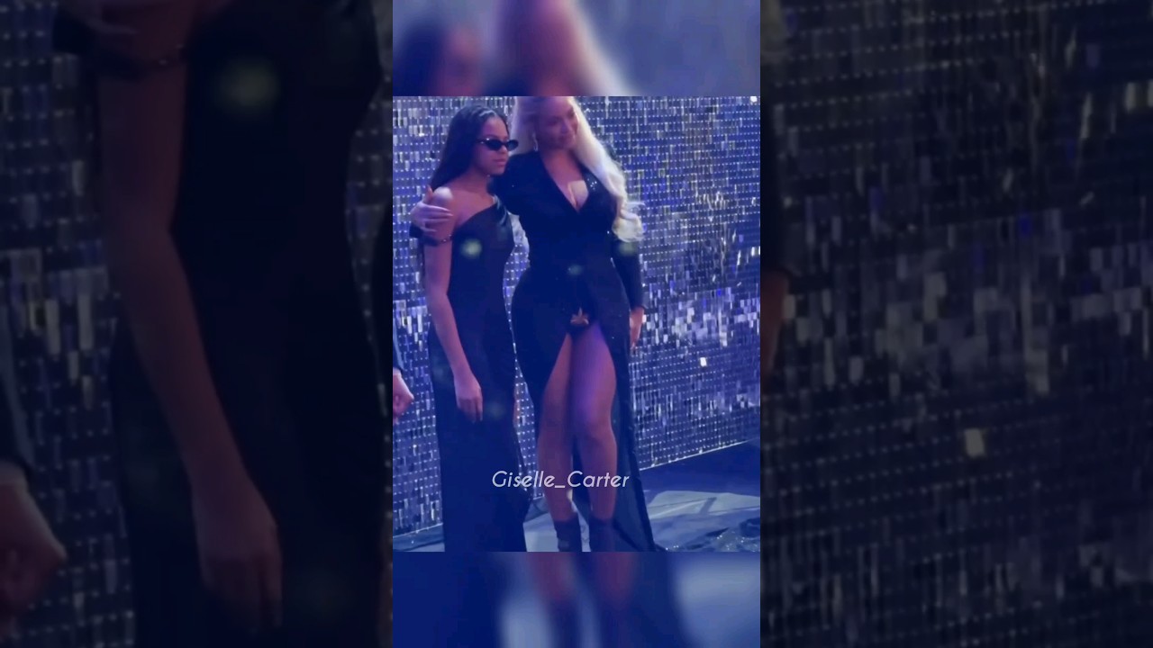 Beyonc&eacute; & Blue Ivy share a cute moment at Renaissance Film Premier | #blueivy #beyonce #renaissance