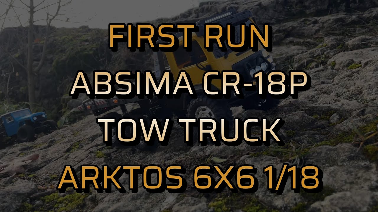 FIRST RUN - ABSIMA CR-18P TOW TRUCK ARKTOS 6X6 