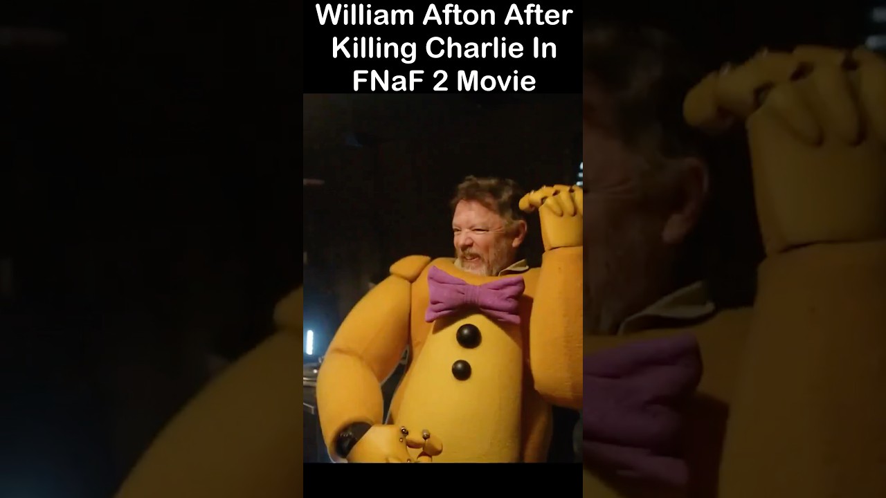William Afton After Killing Charlie In FNAF 2 | FNaF 2 Movie MEME