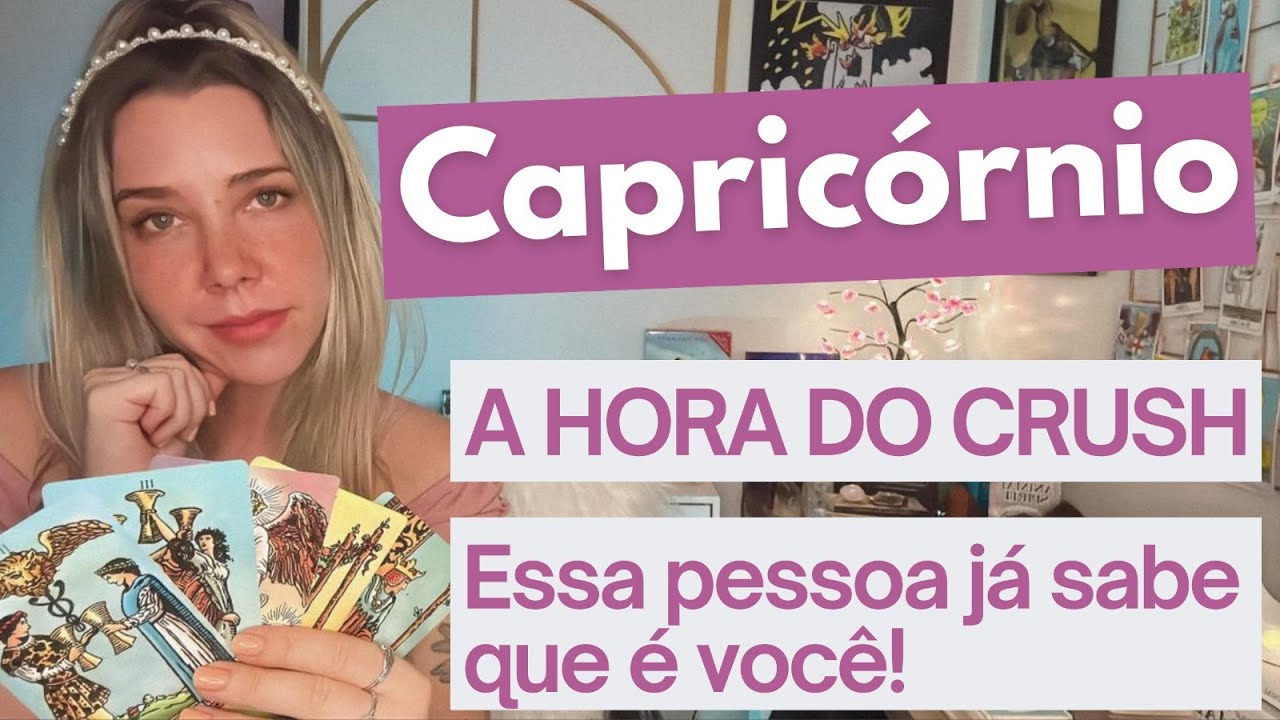 CAPRICÓRNIO ♑️ A HORA DO CRUSH ❤️ Deu Match! Penso no seu corpo e te desejo o tempo todo!